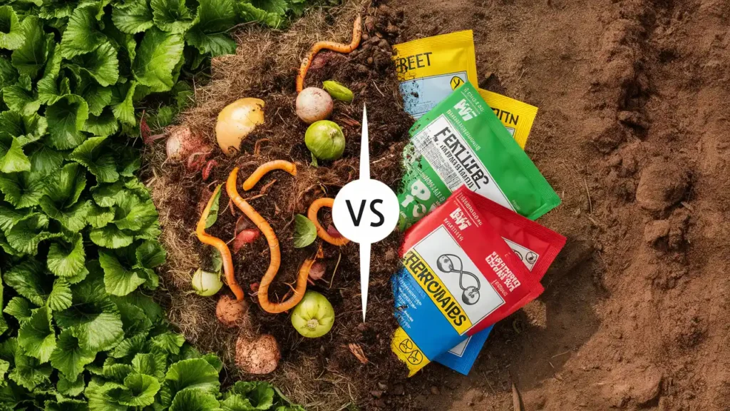 Fertilizantes orgánicos vs químicos: cuál comprar según tu cultivo